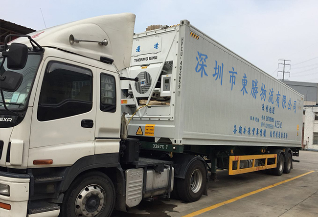 中港冷藏車，中港冷凍柜運輸公司--東勝物流