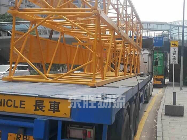 大型鋼材出口專線，建筑材料運輸至香港，超重鋼材香港物流往返運輸案例：